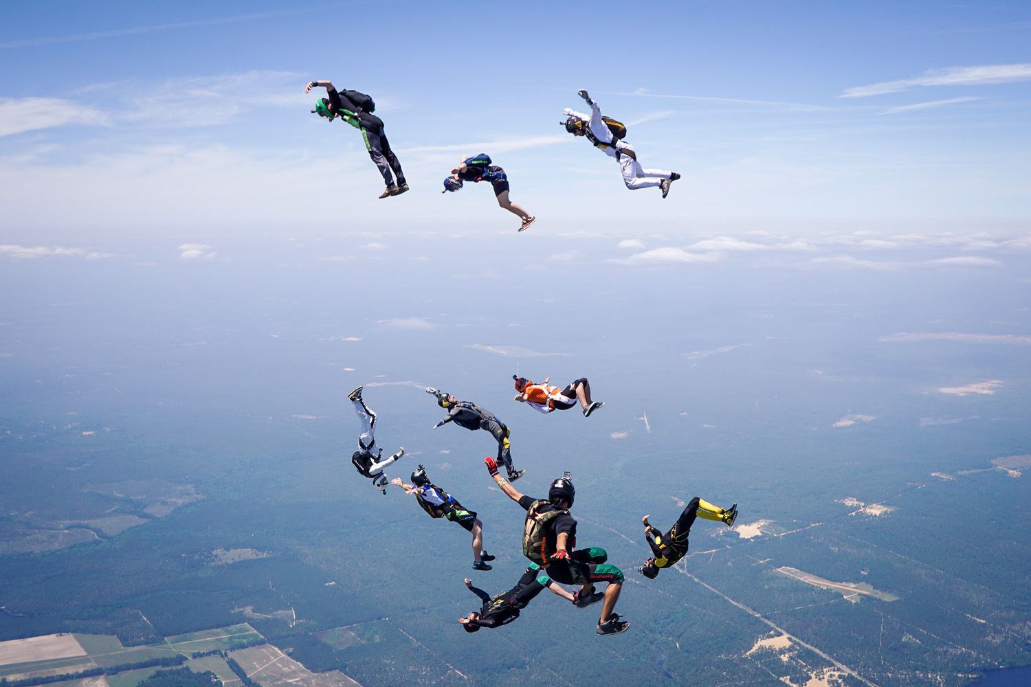 Заставка на рабочий стол Skydive