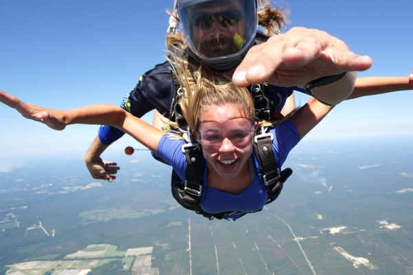 video of first skydive