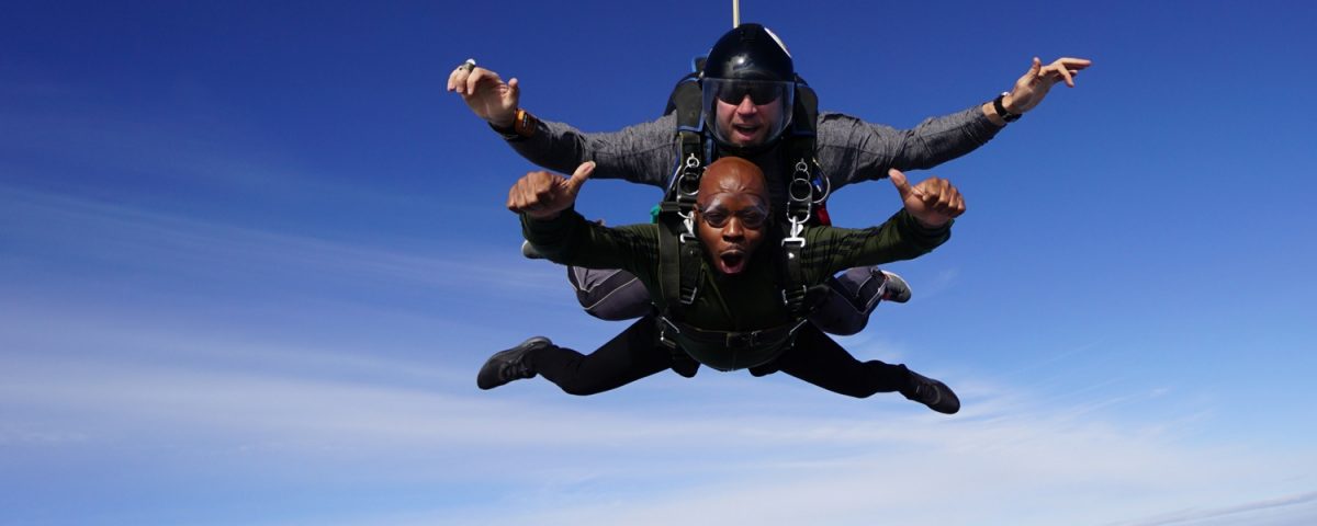 student experiences life changing first skydive