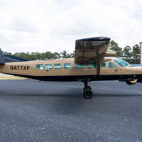 A Super Cessna Grand Caravan parked on the ramp at Skydive Paraclete XP