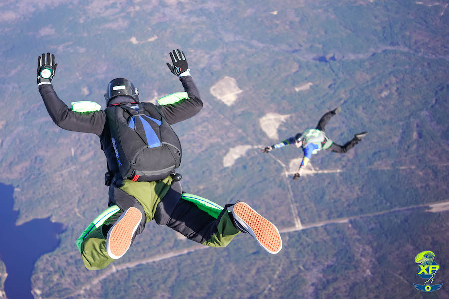 skydiving freefall time